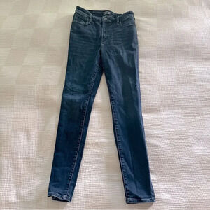 Abercrombie & Fitch Dark Blue Denim Straight Leg Skinny 29